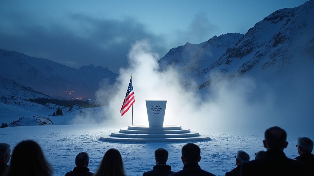 trump s bold davos presence